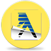white and yellow pages logo