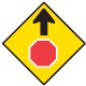 stop sign ahead