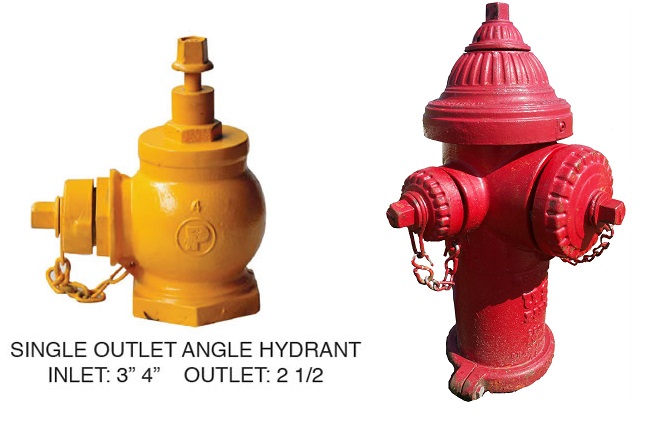 single double hydrant outlets